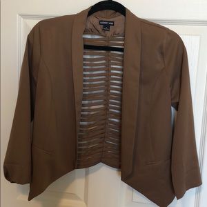 Tan blazer